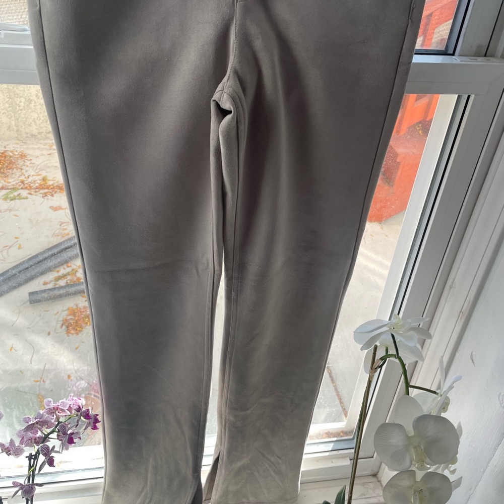 Zara soft gray pants.
